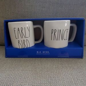 Rae Dunn Early Bird Prince Mugs